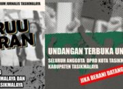 Besok Akan Digelar Aksi Damai Jurnalis Tolak RUU Penyiaran di Taman Kota Tasikmalaya