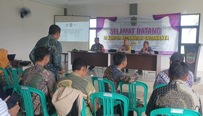 Polsek Ciamis Monitoring Loka Karya Mini Triwulan II Bidang Kesehatan di PKM Sadananya