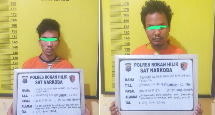 Sat Res Narkoba Polres Rohil Ringkus Pengedar dan Pembeli Narkotika di Bagan Sinembah