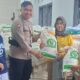 Polsek Sukadana Polres Ciamis Awasi Distribusi Bantuan Beras 10 Kg ke Warga Desa Salakaria