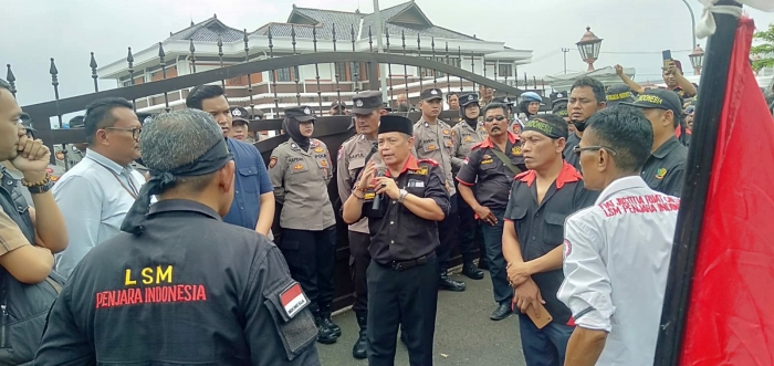 LSM Penjara Indonesia Gelar Aksi Unjuk Rasa di Majalengka