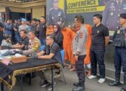 Kapolres Tasikmalaya Kota Pimpin Press Release Pengungkapan Tindak Pidana Pencurian Sepeda Motor