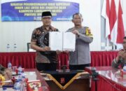 Penandatanganan Secara Serentak Draf Surat Keputusan Forum Lalu Lintas Dan Angkutan Jalan (FLLAJ)