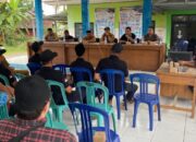 Polsek Lakbok Polres Ciamis Ikuti Rapat RKPDes di Desa Cintaratu