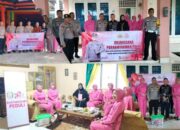 HUT Bhayangkara ke-78, Kapolres Mesuji Silaturahmi di Kediaman Purnawirawan Polri