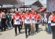 Sambut Hari Bhayangkara ke-78, Kapolres Ciamis Ikut Dampingi Kapolda Jabar Geber Babarengan Lodaya Siliwangi