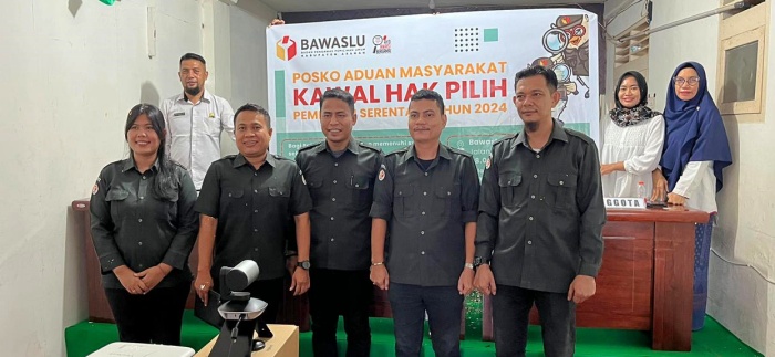 Bawaslu Kab.Asahan Launching Posko Kawal Hak Pilih Pemilihan Serentak Tahun 2024