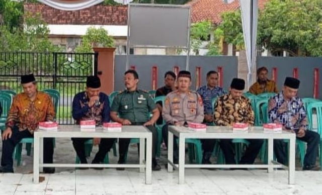 Monitoring Kunker PKK, Polsek Lakbok Polres Ciamis Beri Imbauan Kamtibmas Hadapi Pilkada 2024