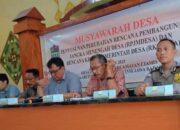 Polsek Ciamis Polres Ciamis Ikuti Sosialisasi Perubahan RPJMDes 2025 di Desa Imbanagara