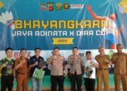 Peringati Hari Bhayangkara ke-78, Wakapolres Ciamis Buka Turnamen Batminton Bhayangkara Cup