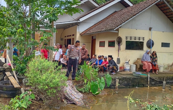 Nenek Tersengat Listrik,Polsek Ciamis Bertindak Cepat Tangani Kejadian