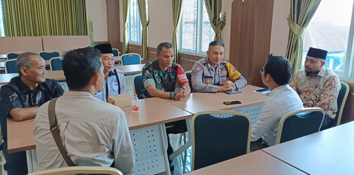 Polsek Cijeungjing Polres Ciamis Monitoring Peace Corp di MAN 1 Darussalam