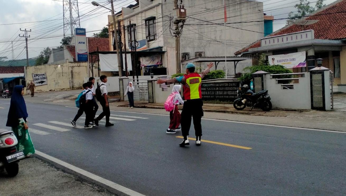 Operasi Patuh Lodaya Polsek Cipaku Siagakan Anggota di Kantor UPTD