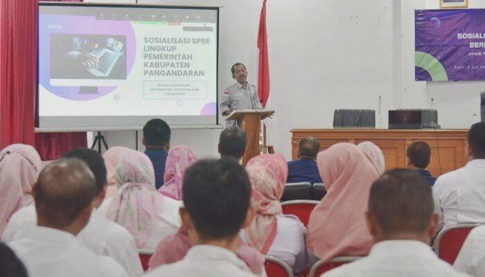 Sosialisasi Sistem Pemerintahan Berbasis Elektronik Lingkup Pemkab Pangandaran