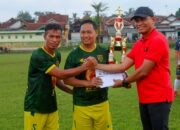 Kapolres Ciamis Tutup Turnamen Sepak Bola Kapolres Cup Peringatan Hari Bhayangkara ke-78