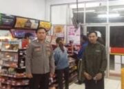 Berikan Rasa Nyaman, Polsek Cimaragas Patroli Biru Antisipasi Gangguan Kamtibmas Saat Malam