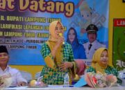 Ketua TP PKK Kab.Lampung Timur Yus Bariah Dawam Rahardjo Lomba Desa Sebagai Ajang Evaluasi Berbenah Tenteng Tertib Adminstrasi