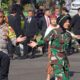 Tarian Selo Sinergitas TNI-Polri Meriahkan Peringatan Hari Bhayangkara ke-78 Tingkat Polres Ciamis