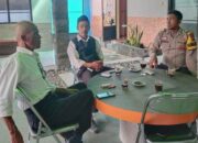 Perkuat Sinergitas, Polsek Lakbok Polres Ciamis Korkom ke Perangkat Desa Tambakreja