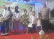 Polsek Pamarican Polres Ciamis Siagakan Anggota di Acara Santunan Komunitas ke Anak Yatim