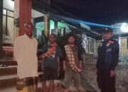 Cipta Kondisi, Polsek Cipaku Polres Ciamis Datangi Warga Lagi Ngeronda Beri Imbauan Bahaya Narkoba