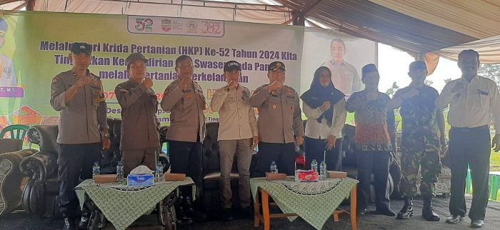 Wakapolres Ciamis Hadiri Penutupan Hari Krida Pertanian ke-52 Tingkat Kabupaten Ciamis