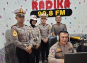 Sat Lantas Polres Majalengka Gelar Talk Show di Radio Radika untuk Ops Patuh Lodaya 2024