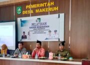 Pemerintah Desa Makeruh Laksanakan Kegiatan Pelatihan Kader Kesehatan Desa Tahun 2024