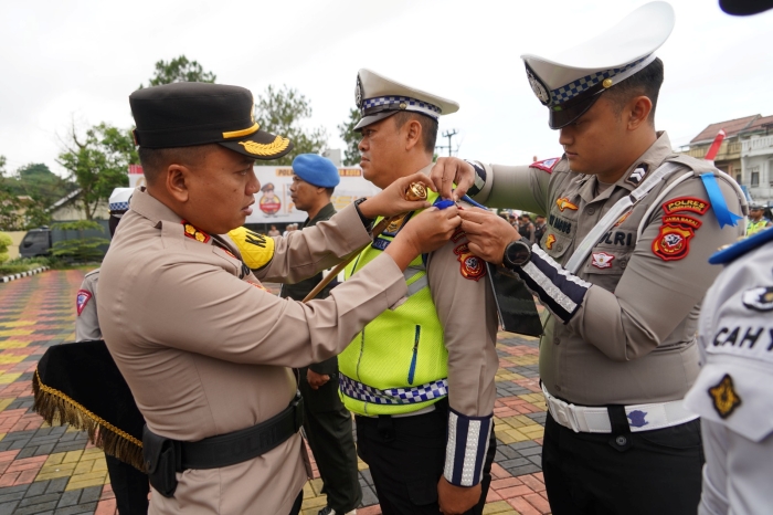 Kapolres Tasik Kota Pimpin Apel Gelar Pasukan Patuh Lodaya 2024, Dilaksanakan Selama 14 Hari.