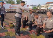 Kapolres Tasikmalaya Kota Pimpin Upacara Korps Raport Kenaikan Pangkat 1 Juli Periode 2024