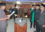 Bupati Tanjung Jabung Barat Melantik Kepala BKAD dan Kasat Pol PP