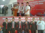 Pasangan Bakal Calon H.Herdiat Sunarya dan Yana D Putra Mendaftar ke KPU Ciamis