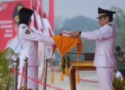 Pemerintah Kabupaten Mesuji Menggelar Upacara Pengibaran Duplikat Sang Merah Putih Dalam Rangka  HUT Ke-79 Republik Indonesia