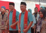 Diantar Partai Koalisi dan Pendukung, Ari Wibowo dan Azwar Sazali Tanjung Mendaftar Ke KPUD Labusel