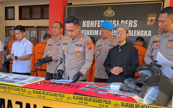 Satreskrim Polres Majalengka Tangkap 11 Pelaku Tindak Pidana Pencurian