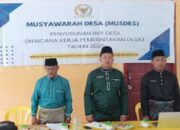 Pemdes   Sungai Cingam Bersama BPD Adakan Musdes Penyusunan RKP Desa Tahun 2025