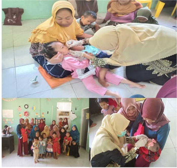 Pemerintah Desa Makeruh Sukseskan Pekan Imunisasi Nasional Polio