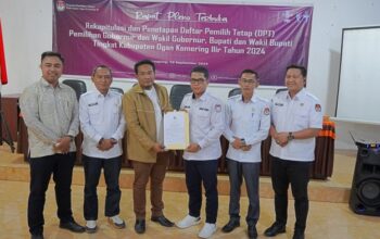 KPU Kabupaten OKI Tetapkan 577.241 DPT Pilkada 2024