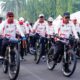 Panglima TNI dan Kapolri Ikuti Fun Bike dalam Rangkaian Peringatan HUT Ke-79 TNI