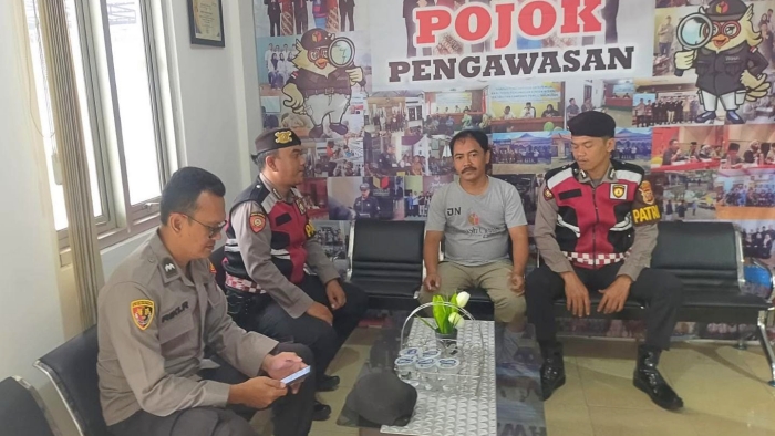 Cipta Kondisi, Polres Ciamis Patroli Dialogis ke Kantor Penyelenggara Pemilu Jaga Kondusifitas