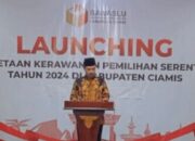 Bawaslu Kab Ciamis Adakan Launching Pemetaan Kerawanan Pemilihan Serentak Tahun 2024