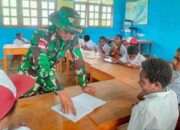 Turut Serta Menjadi Gadik, Satgas 641/Bru Beri Materi dan Pelatihan Komputer Dasar Pada Siswa SDN 01 Saralema, Papua