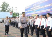 Polres Tasikmalaya Kota Laksanakan Apel Gelar Pasukan Ops Zebra Lodaya Tahun 2024