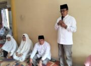 Hadir di Pengajian Al Jamiatul Amaliyah Al-Haj Kotapinang, Cawabup, Drs. H. Naga Parlaungan Lubis ajak jemaah tentukan pilihan pada Gandhi-Naga.