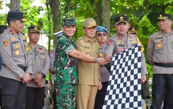 Pangdam I/BB Hadiri Apel Pergeseran Pasukan dalam Rangka PAM TPS Pilkada 2024 di Polda Sumut.