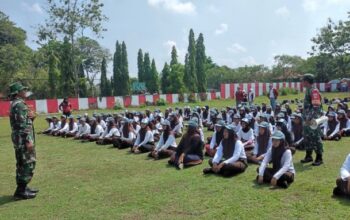 Babinsa Berikan Latihan Wawasan Kebangsaan, Bangun Jiwa Nasionalis Siswa SMK N I Kedawung