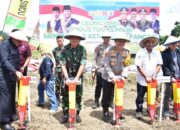 Sinergitas TNI-Polri, Danrem 132/Tdl Hadiri Launching Gugus Tugas Polri untuk Ketahanan Pangan