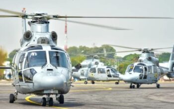 Heli Anti Kapal Selam Dukung Semat Brevet 11 Perwira Tinggi TNI AL