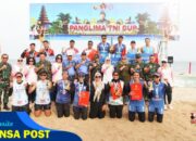 Kapuspen TNI Tutup Turnamen Voli Pantai Piala Panglima TNI di Bali