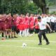 Kapusjaspermildas TNI Buka Pertandingan Futsal Antar Staf Umum Mabes TNI Tahun 2024